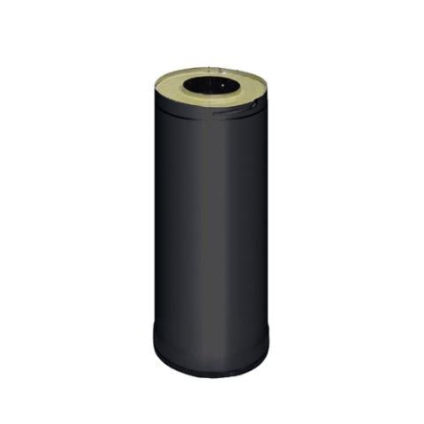 Harvia WHP500M - Sauna Wood Stove Chimney Extension, 500mm, Black Steel - Elite Vitality