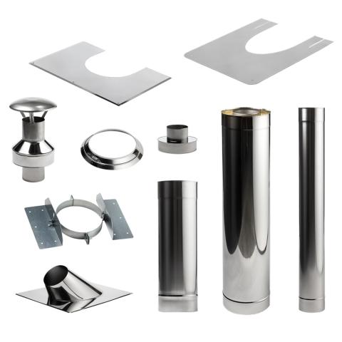HUUM Thru-Ceiling Chimney Kit - Elite Vitality