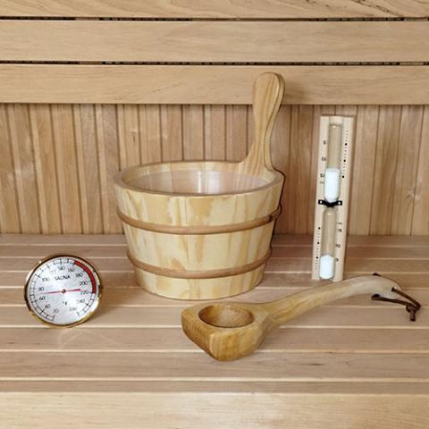 SaunaLife Bucket and Ladle Package - Elite Vitality