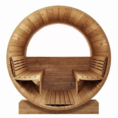 SaunaLife Model E7W Sauna Barrel-Window - Elite Vitality