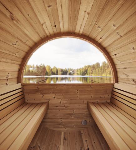SaunaLife Model E7W Sauna Barrel-Window - Elite Vitality