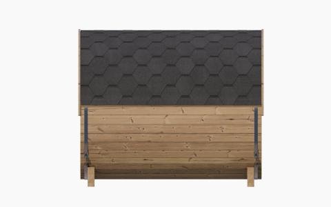 SaunaLife Model E8G Sauna Barrel Glass Front - Elite Vitality