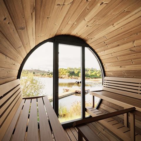 SaunaLife Model EE8G Sauna Barrel - Elite Vitality