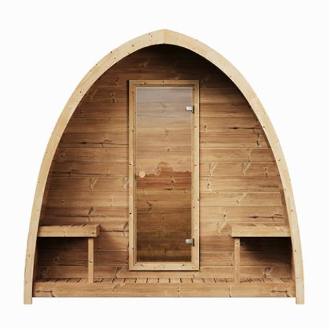 SaunaLife Model G3 Outdoor Home Sauna Kit - Elite Vitality