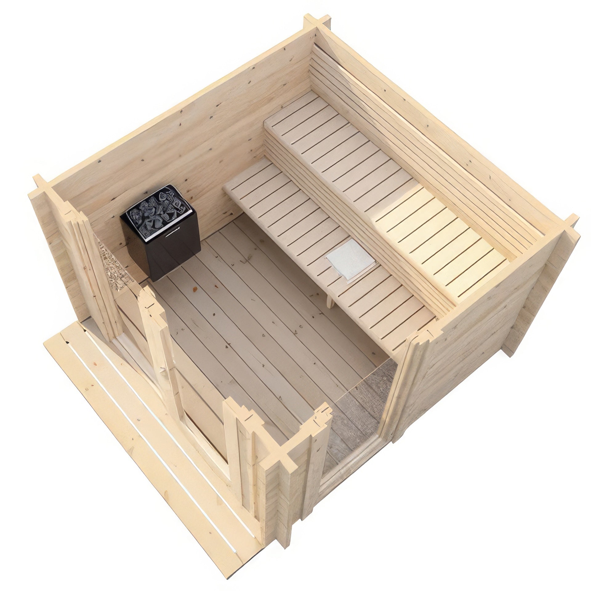 SaunaLife Model G4 Outdoor Sauna Kit - Elite Vitality