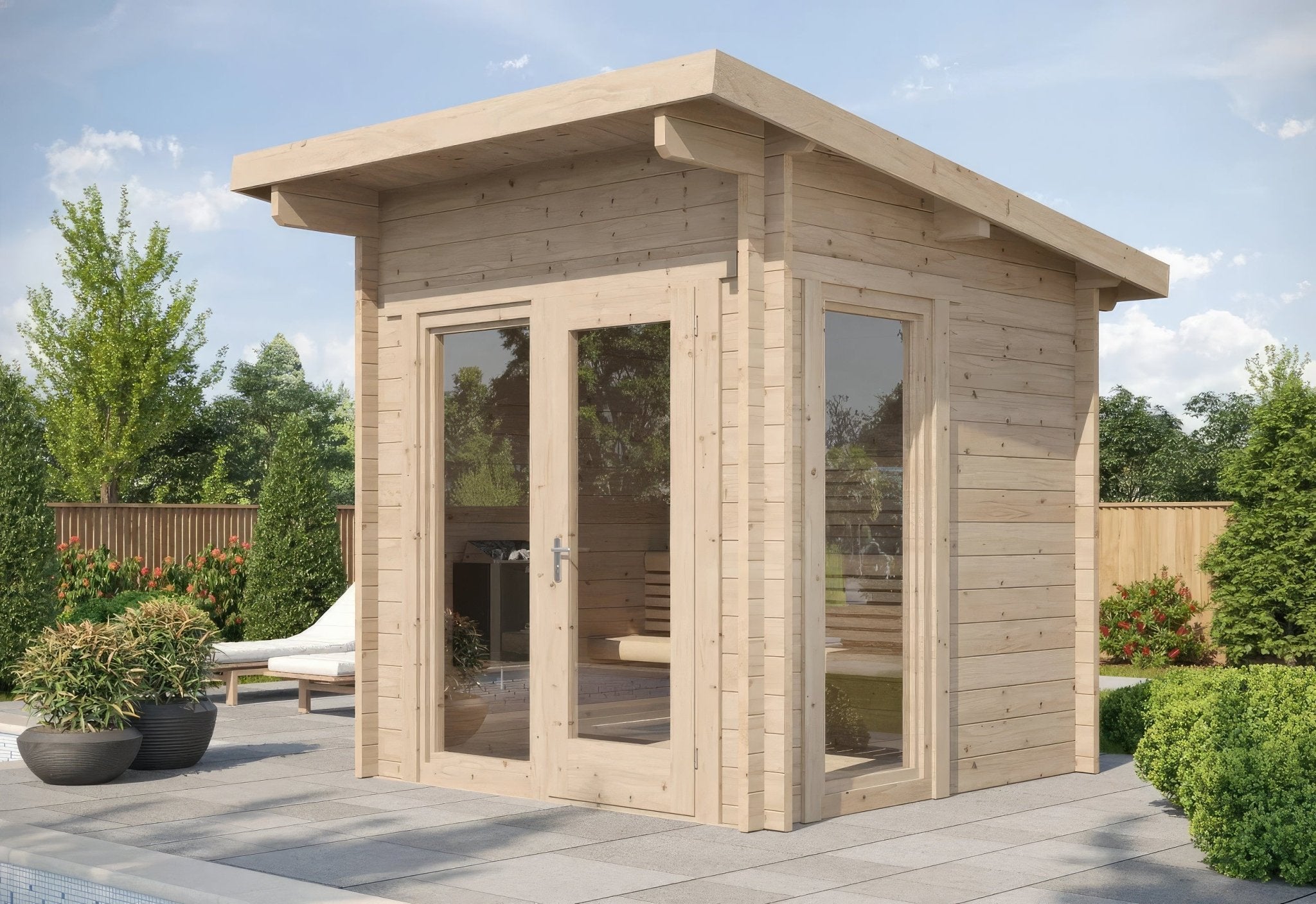 SaunaLife Model G4 Outdoor Sauna Kit - Elite Vitality
