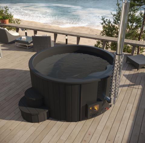 SaunaLife Model S4B Wood-Fired Hot Tub - Elite Vitality