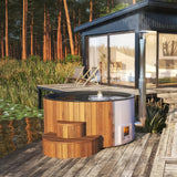 SaunaLife Model S4N Wood-Fired Hot Tub - Elite Vitality