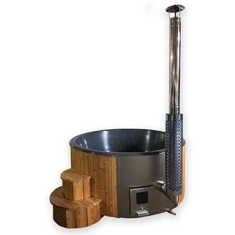 SaunaLife Model S4N Wood-Fired Hot Tub - Elite Vitality