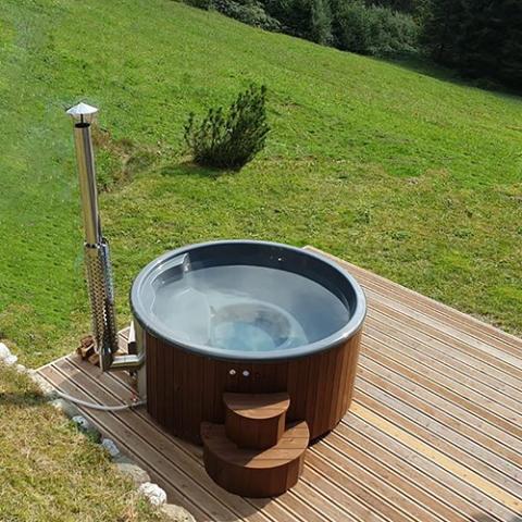 SaunaLife Model S4N Wood-Fired Hot Tub - Elite Vitality