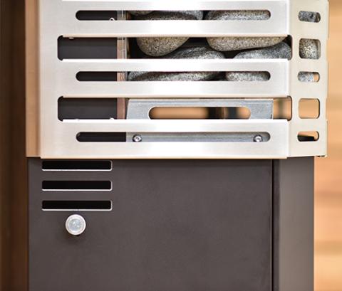 Saunum AIR 10 Sauna Heater - Stainless - Elite Vitality
